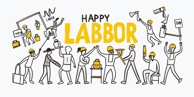 Photo celebrate labor day honoring hard work and dedication