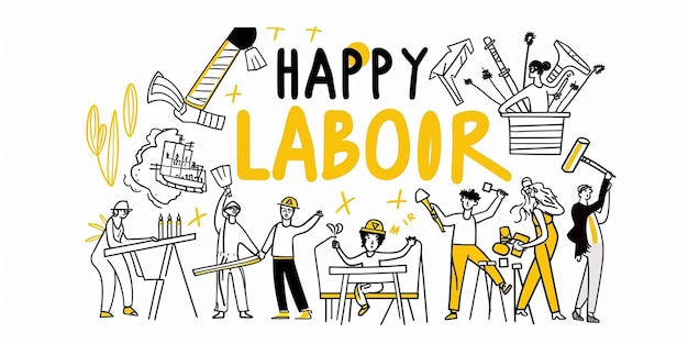 Photo celebrate labor day honoring hard work and dedication