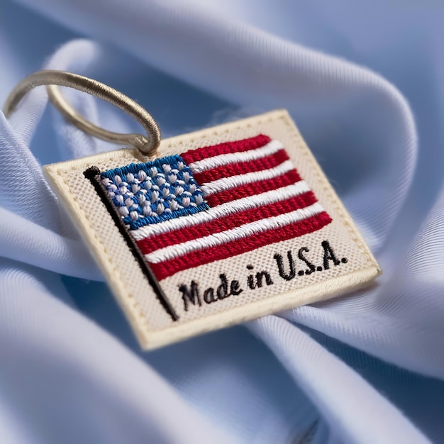 Celebrate the Made in America day clothing badge