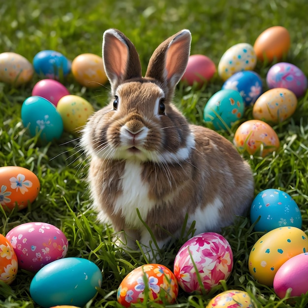 Photo celebrate with happy easter images