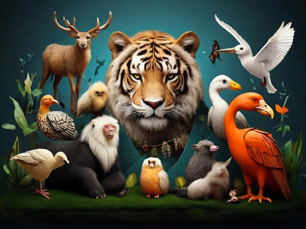 Celebrate World Animal Day 2023 World Wildlife Day with the animals WorldAnimalDay AnimalIcons