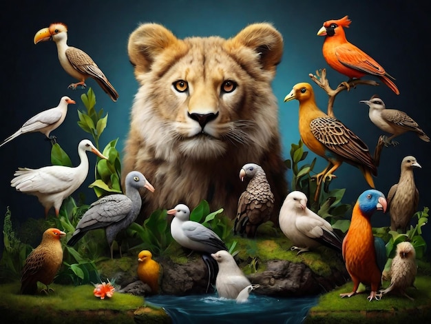 Celebrate World Animal Day 2023 World Wildlife Day with the animals WorldAnimalDay AnimalIcons