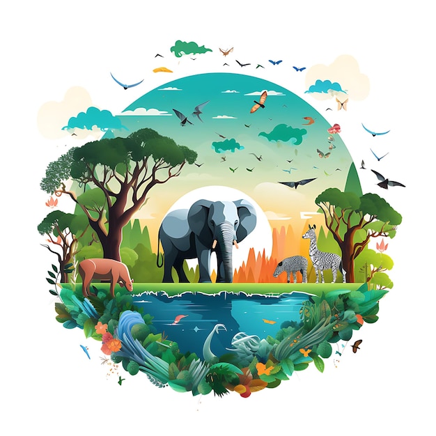 Celebrate World Animal Day 2023 World Wildlife Day with the animals WorldAnimalDay AnimalIcons