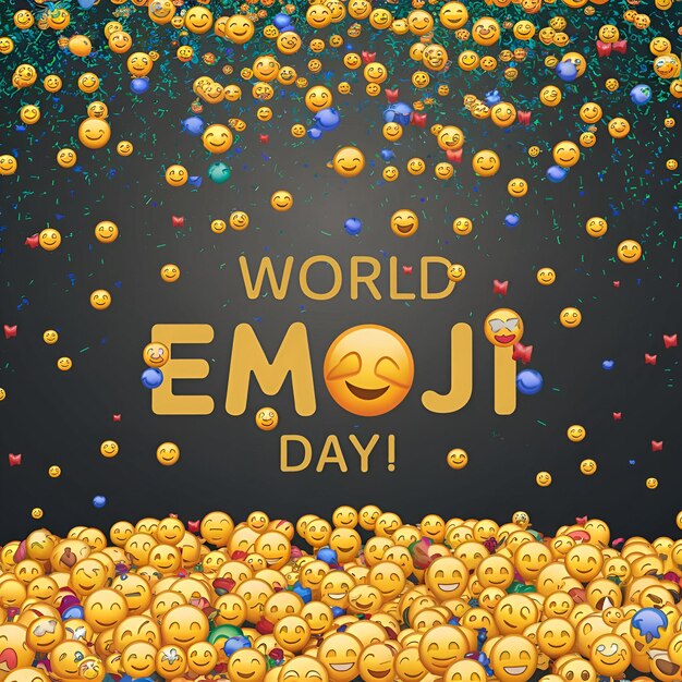 Photo celebrate world emoji day express yourself with fun and creative emojis