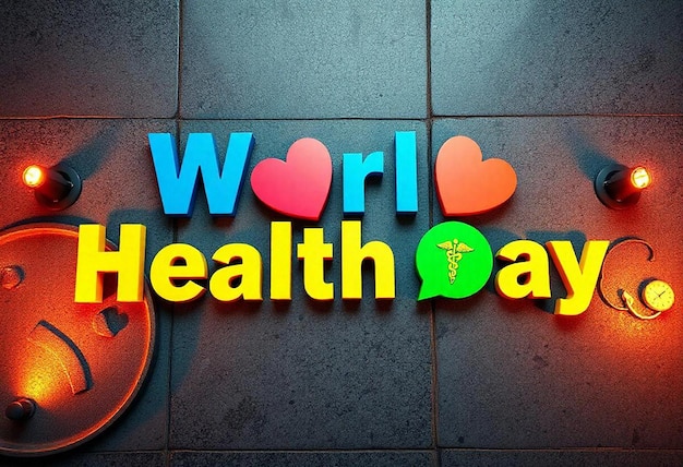 Celebrate World Health Day with Stunning 3D Text Effects