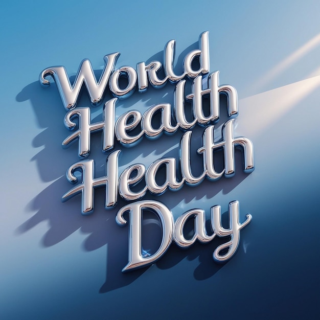 Celebrate World Health Day with Stunning 3D Text Effects