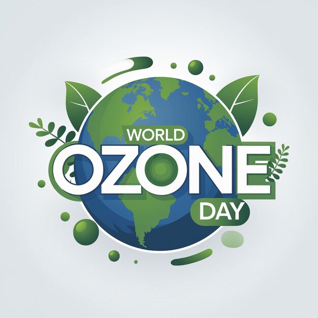 Photo celebrate world ozone day with vibrant impactful designs highlighting ozone protection