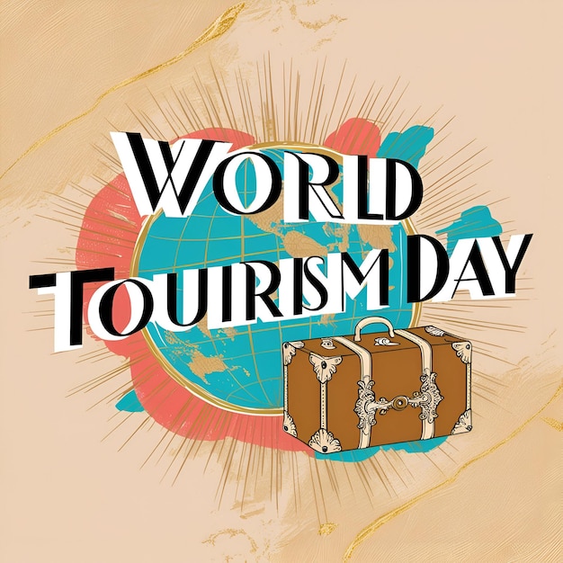 Photo celebrate world tourism day embrace global adventures and cultural discoveries