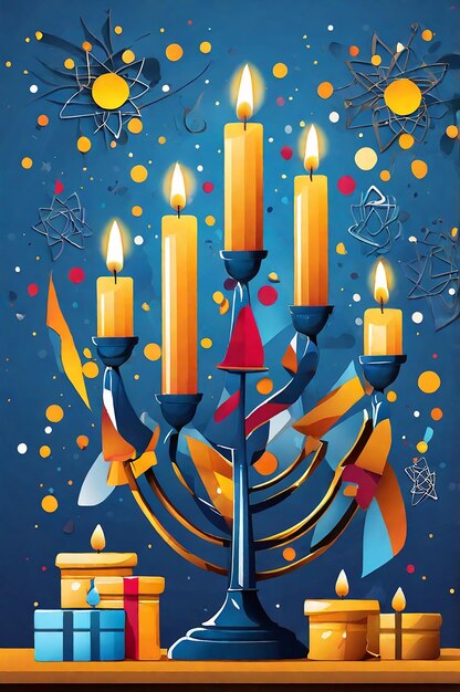 celebrates Hanukkah