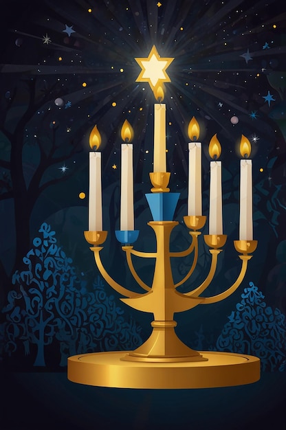 celebrates Hanukkah