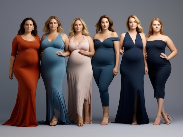 Photo celebrating the beauty of diverse body shapes and sizes