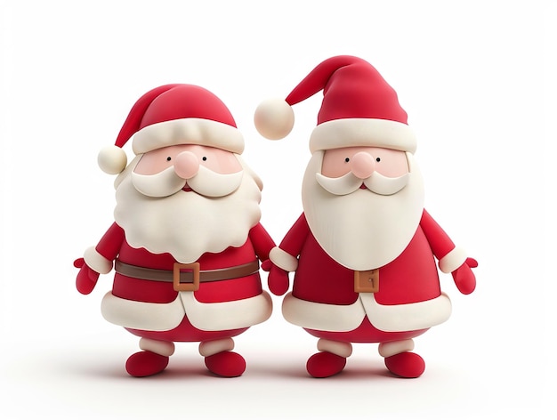 Celebrating Christmas with 3D cartoon figure graphic