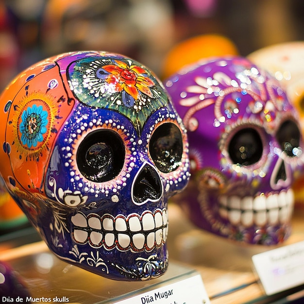 Celebrating Da de los Muertos Artful and Decorative Sugar Skulls