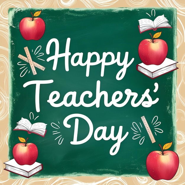 Photo celebrating educators happy teachers day