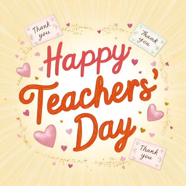 Photo celebrating educators happy teachers day