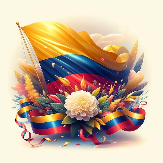 Photo celebrating the spirit of colombia on independence day