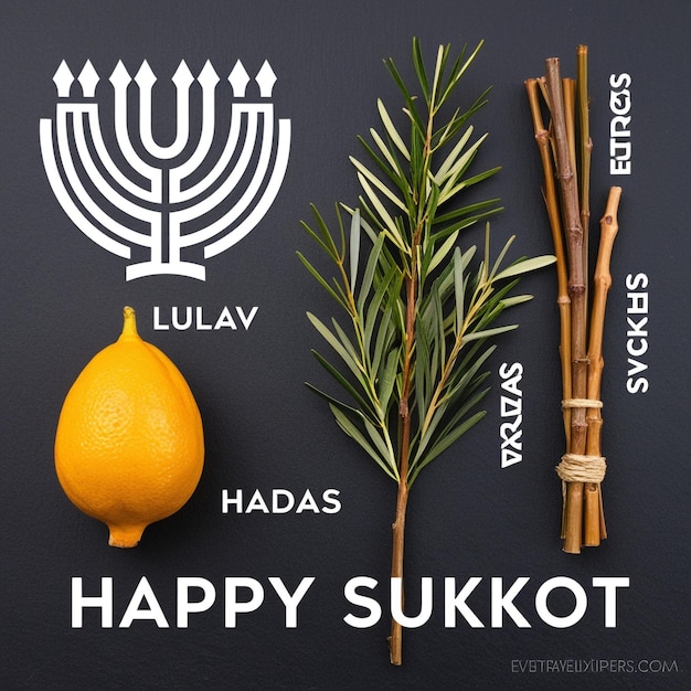 Celebrating Sukkot with Etrog Lulav Arava Hadas and Joyful Festival Design