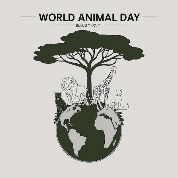 Celebrating World Animal Day A Joyful Gathering of Wildlife