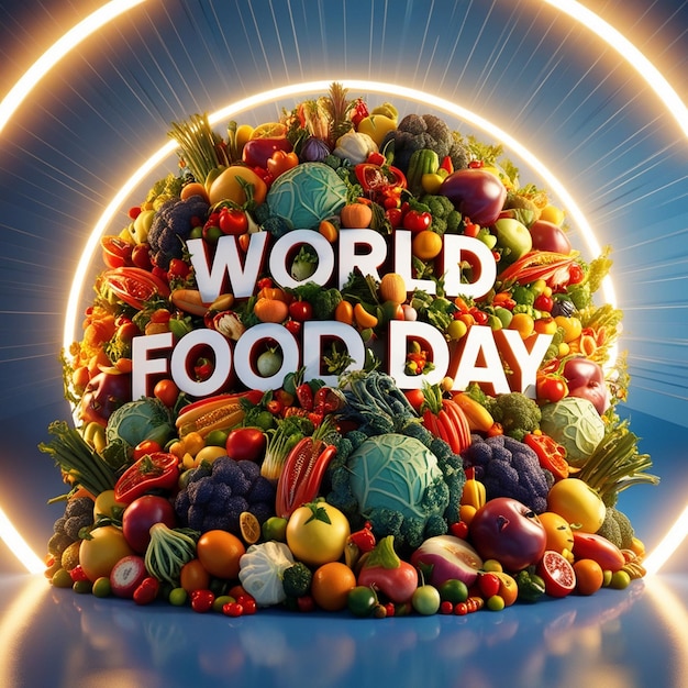 Celebrating World Food Day A Visual Feast of Freshness and Nutrition