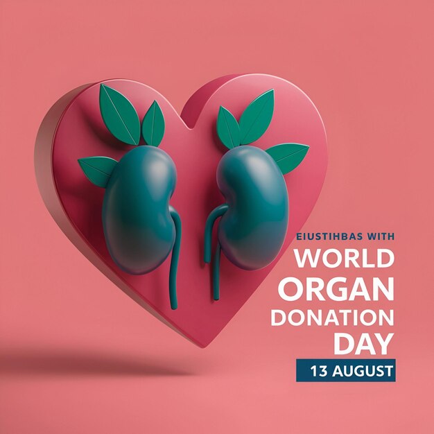 Photo celebrating world organ donation day giving the gift of life to those in need