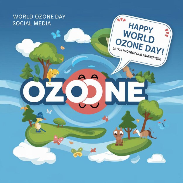 Photo celebrating world ozone day