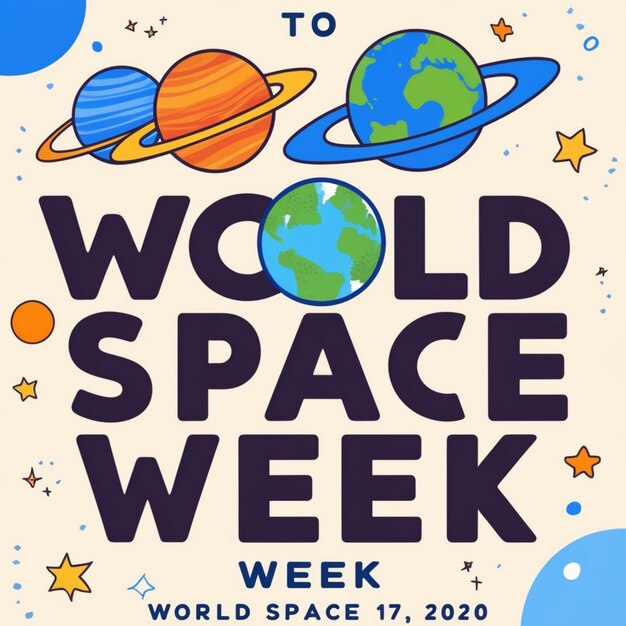 Photo celebrating world space week innovative design ideas