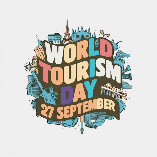 Photo celebrating world tourism day design