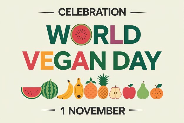 Photo celebrating world vegan day a vibrant journey into a plant based lifestyle