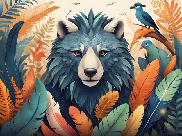 Celebrating World Wildlife Day AI Generated Illustration of Breathtaking Biodiversity