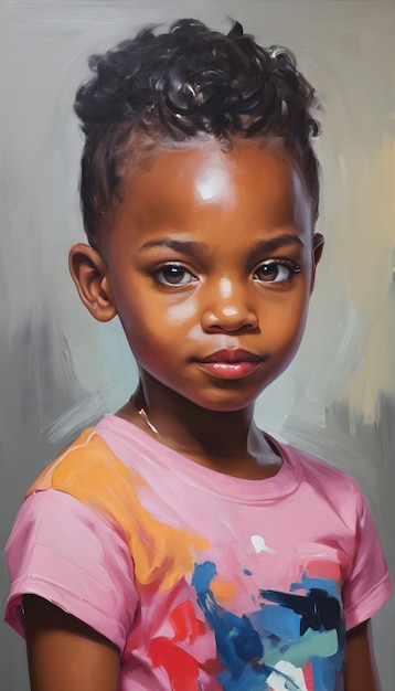 Celebrating Youth Colorful Portraits of Black Children