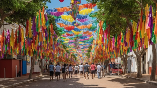 celebration banner for festa junina festival