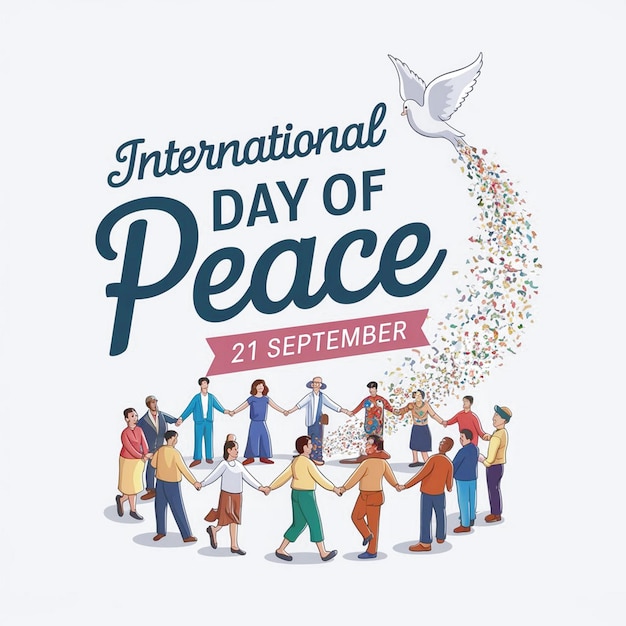 Photo celebration of the international day of peace