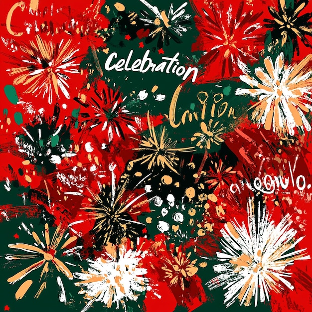 Celebration Wallpaper with Diverse Elements