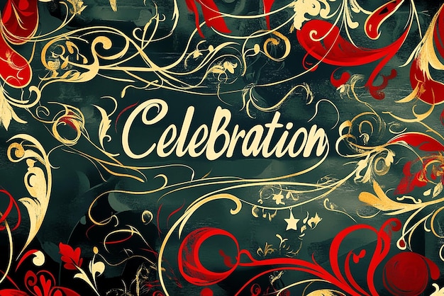 Celebration Wallpaper with Diverse Elements