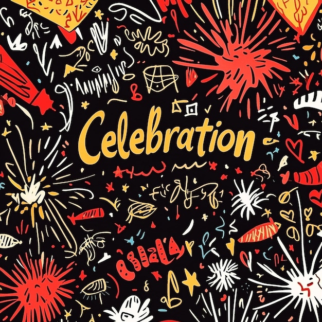 Celebration Wallpaper with Diverse Elements