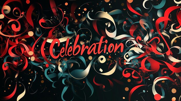 Celebration Wallpaper with Diverse Elements