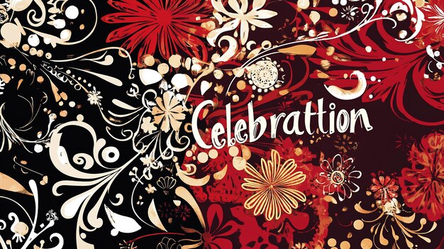 Celebration Wallpaper with Diverse Elements