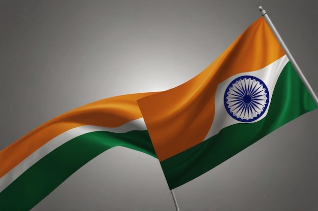 Celebratory India Flag Background for Republic Day