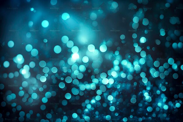 Celestial Bokeh Effect Stardust Particles created with Generative AI technology