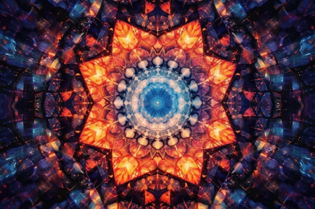 Celestial Kaleidoscope Copy Space