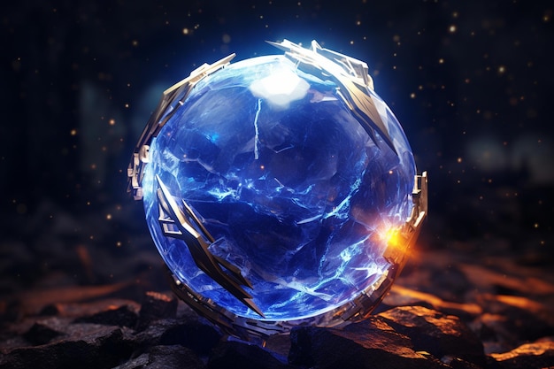 Celestial sapphire that connects with higher plane 00144 00