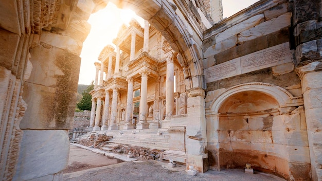 Celsus Library Ephesus Archaeological Site Izmir province Turkey