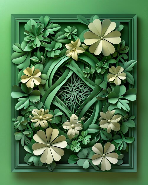 Celtic Knots and Shamrocks Symbolic Irish Tradition