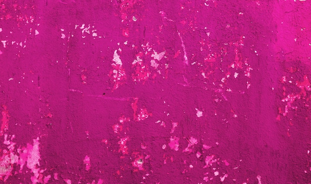 Cement painted wall background, pink vivid color