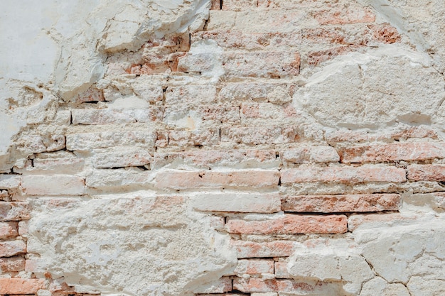 Cement wall with old brick wall texture