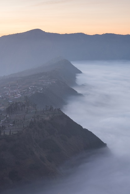 Cemoro lawang village at mount Bromo in Bromo tengger semeru national park