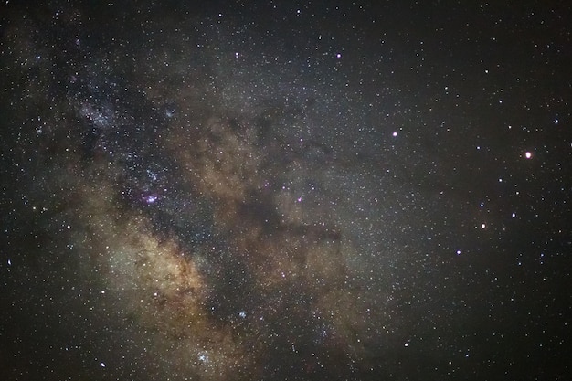 The center of the milky way galaxy Long exposure photograph