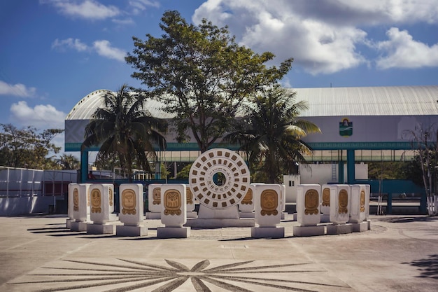 Central square of Tulum