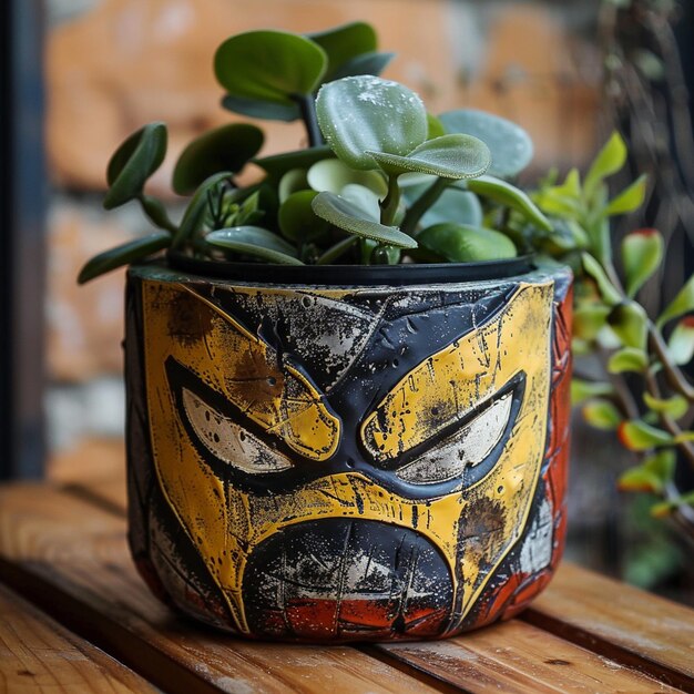 Photo a ceramic pot plant photography