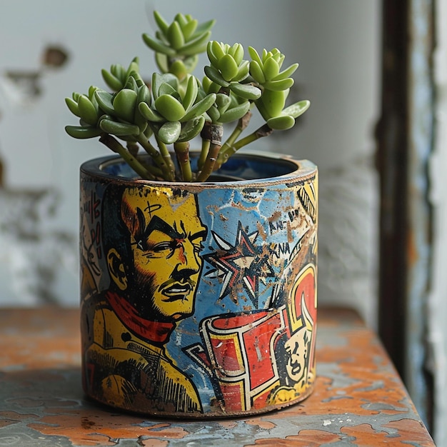 A ceramic pot plant photography